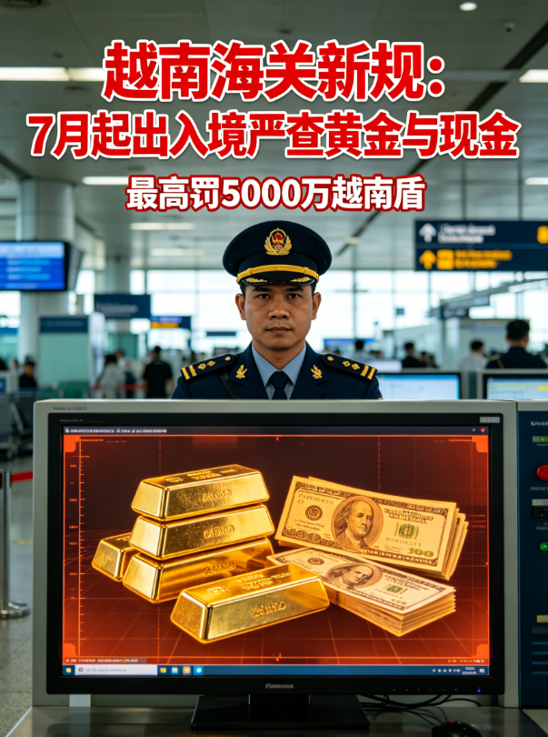 Siết phạt khai báo tiền vàng