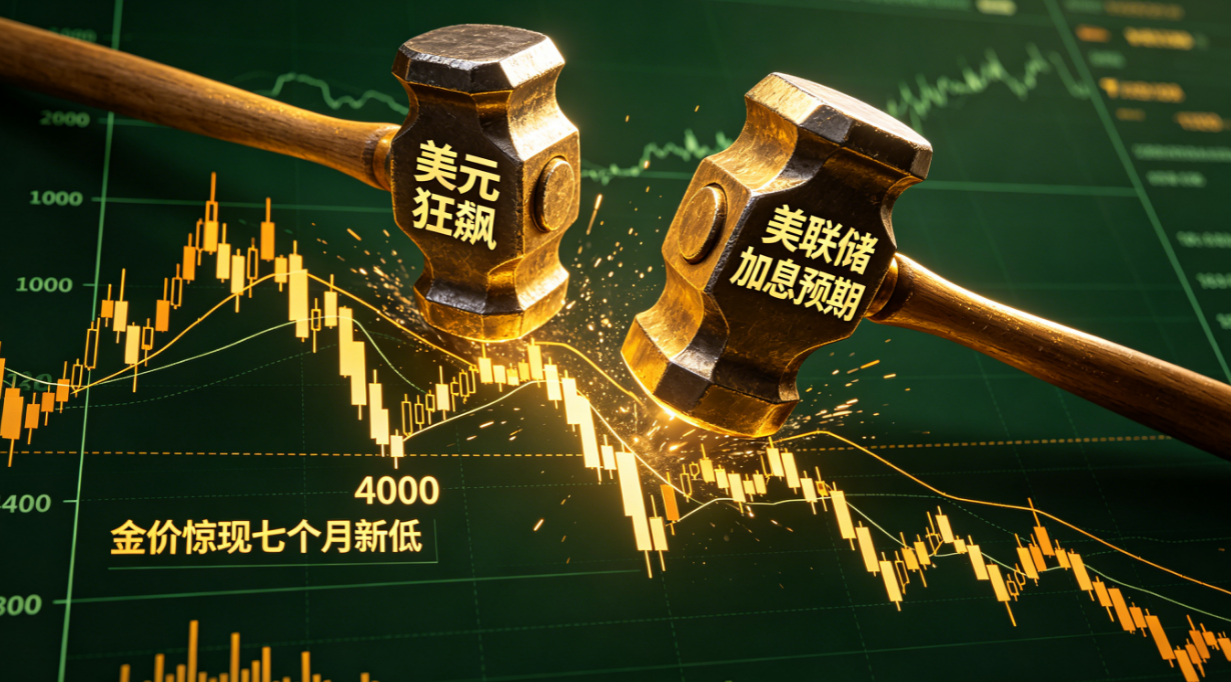 全球黄金市场正上演一场戏剧性转折。周三（6月24日），现货黄金价格大幅下挫2.7%，最终报收于每盎司3998.95美元，