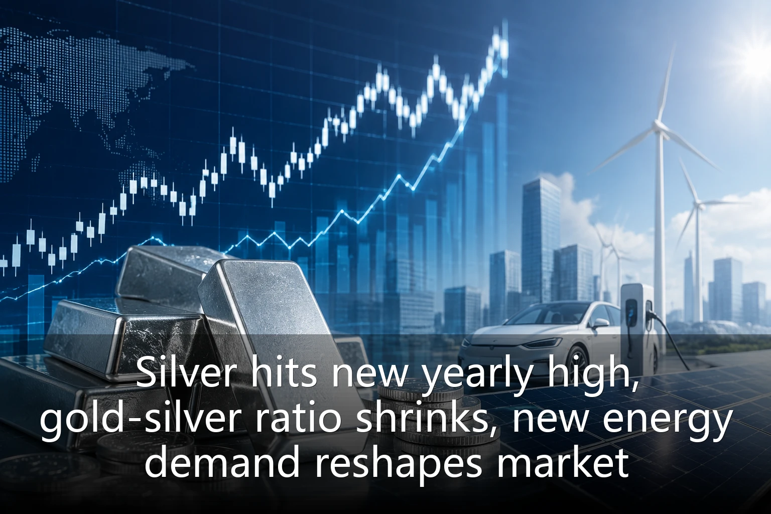 Silver hits new yearly high, gold-silver ratio shrinks, new energy demand reshapes market