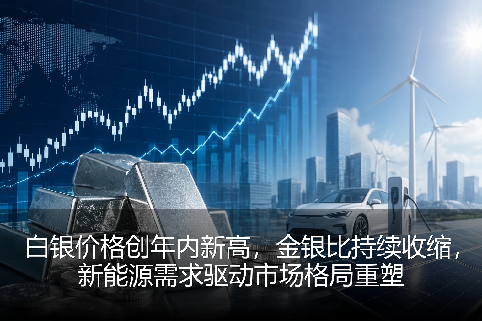 白银价格创年内新高，金银比持续收缩，新能源需求驱动市场格局重塑