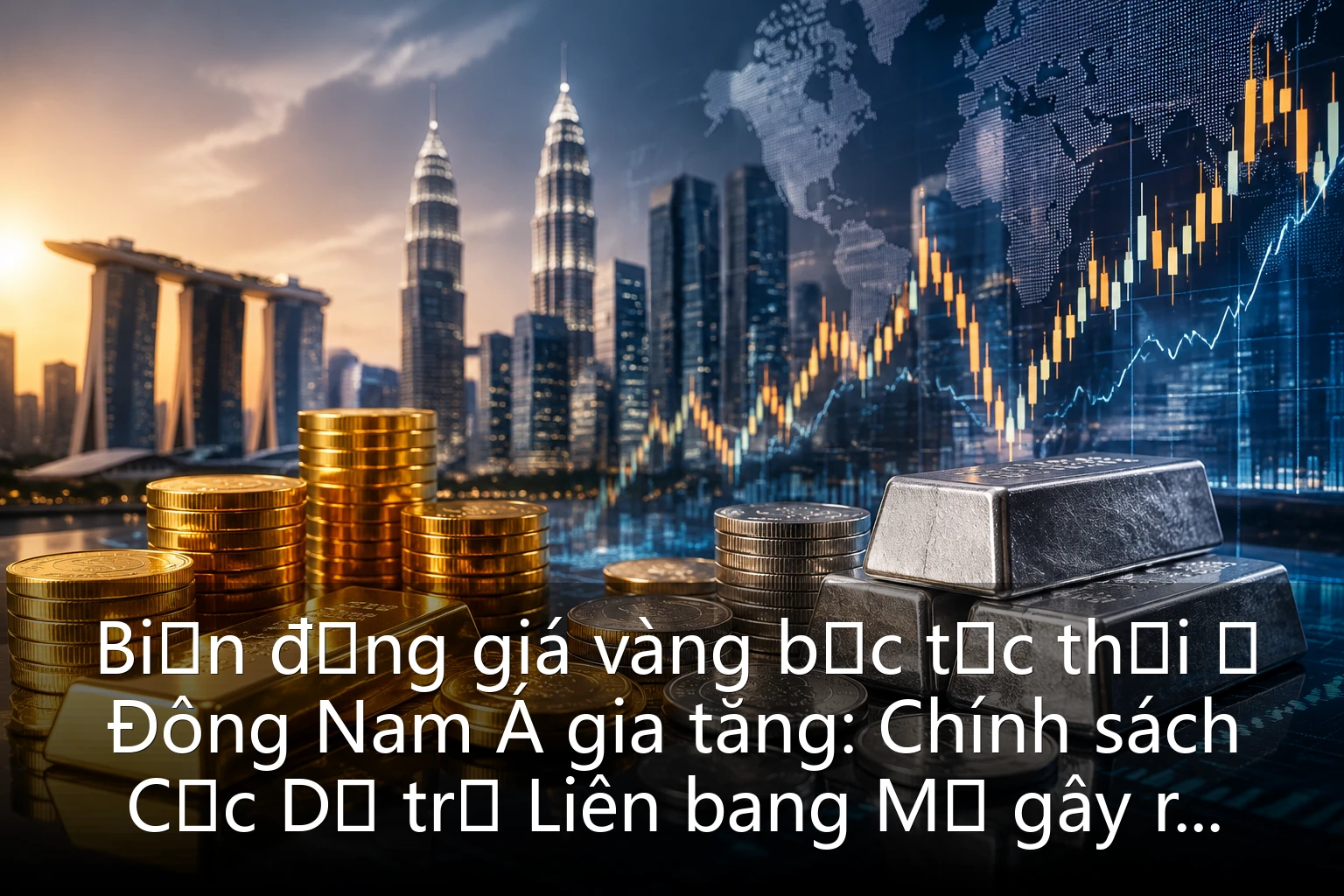 Biến động giá vàng bạc tức thời ở Đông Nam Á gia tăng: Chính sách Cục Dự trữ Liên bang Mỹ gây ra biến động thị trường