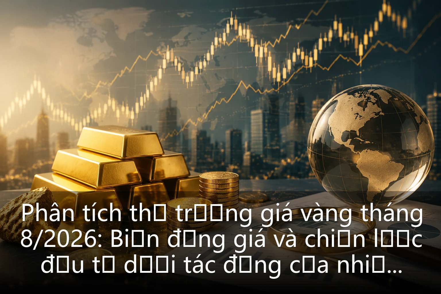 Phân tích thị trường giá vàng tháng 8/2026: Biến động giá và chiến lược đầu tư dưới tác động của nhiều yếu tố